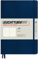 Записная книжка Leuchtturm А5 (в точку), 123 стр., мягкая обложка, темно-синяя