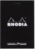 Блокнот Rhodia dotPad №12, 8,5х12 см, точка, 80 г, черный