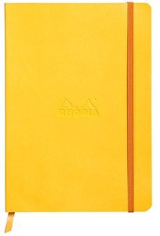 Записная книжка Rhodiarama в мягкой обложке, A5, точка, 90 г, Daffodil желтый Записная книжка Rhodiarama в мягкой обложке, A5, точка, 90 г, Daffodil желтый