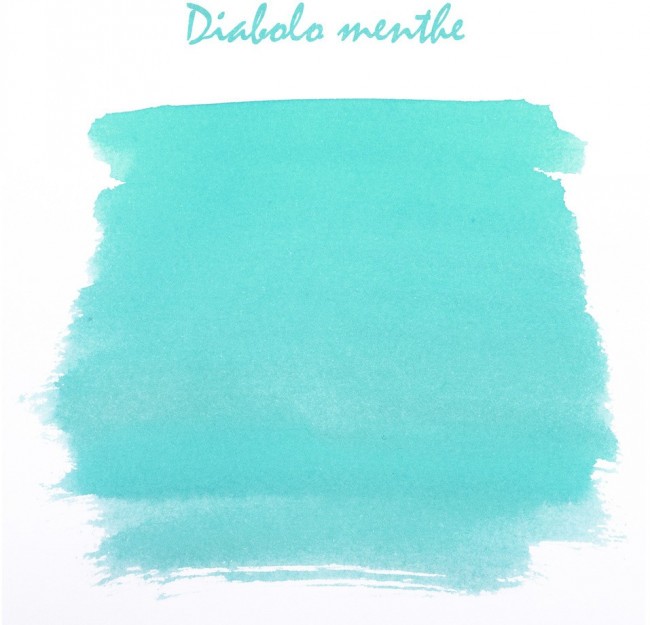Чернила в банке Herbin, 30 мл, Diabolo menthe Бирюзовый