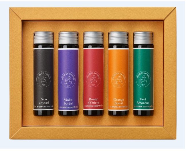 Набор чернил Herbin Prestige Solaris, 5х15 мл Набор чернил Herbin Prestige Solaris, 5х15 мл