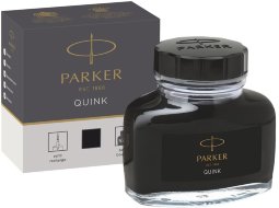 Флакон с чернилами для перьевых ручек Parker Quink Ink Z13, 57мл, черный