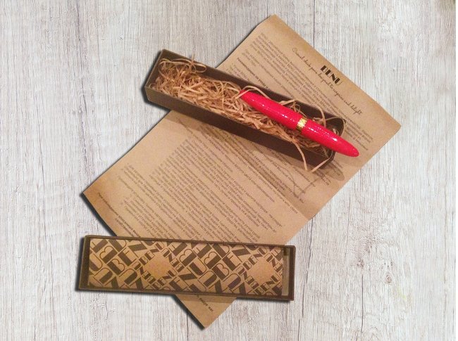 Перьевая ручка BENU Minima Blazing Gold Перьевая ручка BENU Minima Blazing Gold