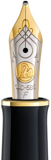 Перьевая ручка Pelikan Souveran M 600, Black GT, перо EF