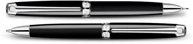 Ручка многофункциональная Caran d`Ache Leman Bi-Fonction Black RH, подарочная коробка Ручка многофункциональная Caran d`Ache Leman Bi-Fonction Black RH, подарочная коробка