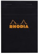 Блокнот Rhodia Basics №13, A6, клетка, 80 г, черный