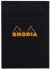 Блокнот Rhodia Basics №13, A6, клетка, 80 г, черный