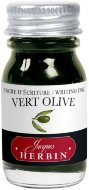 Чернила в банке Herbin, 10 мл, Vert olive Оливковый