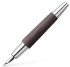 Перьевая ручка Graf von Faber-Castell E-motion Birnbaum, черный, M