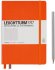 Записная книжка Leuchtturm A5 (в клетку), 251 стр., твердая обложка, оранжевая