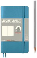 Записная книжка Leuchtturm Pocket A6 (нелинованная), 123 стр., мягкая обложка, нордически-синяя