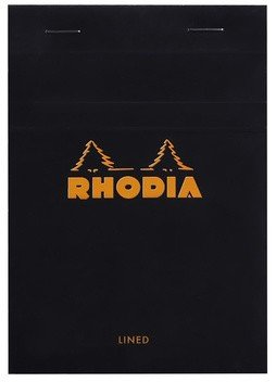 Блокнот Rhodia Basics №13, A6, линейка, 80 г, черный Блокнот Rhodia Basics №13, A6, линейка, 80 г, черный