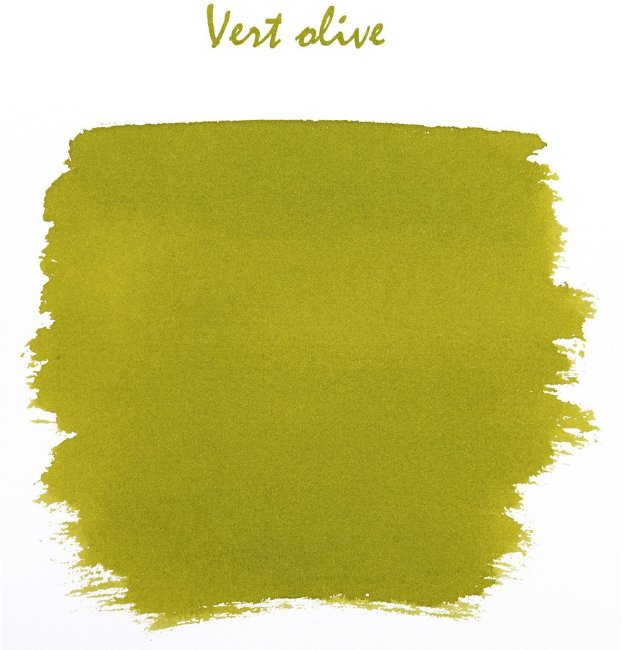 Чернила в банке Herbin, 30 мл, Vert olive Оливковый