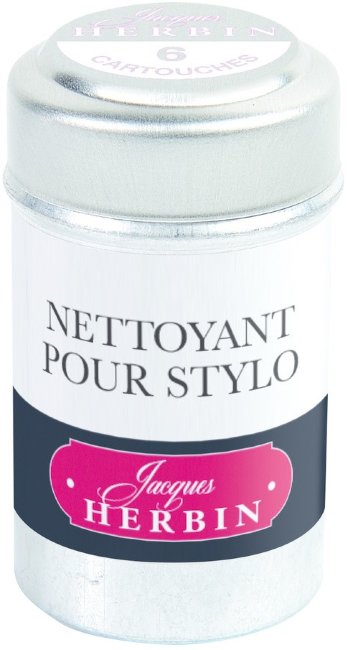 Картриджи для промывки перьевых ручек Herbin, 6 штук Картриджи для промывки перьевых ручек Herbin, 6 штук