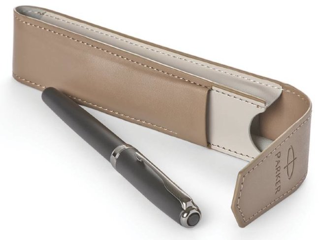 Подарочный набор Parker Sonnet F529 (ручка перьевая, чехол) Подарочный набор Parker Sonnet F529 (ручка перьевая, чехол)