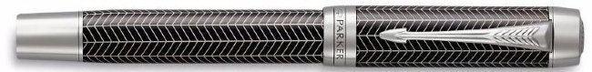 Перьевая ручка Parker Duofold Prestige Centennial F307, Black Chevron CT Перьевая ручка Parker Duofold Prestige Centennial F307, Black Chevron CT