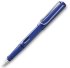 Комплект: Ручка перьевая Lamy Safari Синий, Записная книжка, мягкий переплет, А6, синий