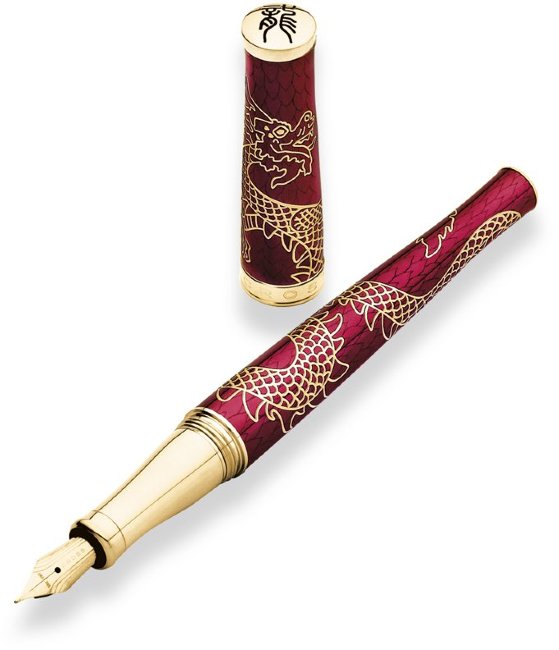 Перьевая ручка Cross Sauvage Dragon Year 2012 (Special Edition), Red Перьевая ручка Cross Sauvage Dragon Year 2012 (Special Edition), Red