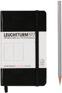 Записная книжка Leuchtturm A6 (в точку), 187 стр., твердая обложка, черная