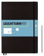 Скетчбук Leuchtturm Master А4+ 150г/м2, 112 стр., твердая обложка, черный