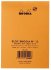 Блокнот Rhodia Basics №13, A6, клетка, 80 г, оранжевый