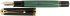 Перьевая ручка Pelikan Souveran M 800, Black and Green GT, перо EF