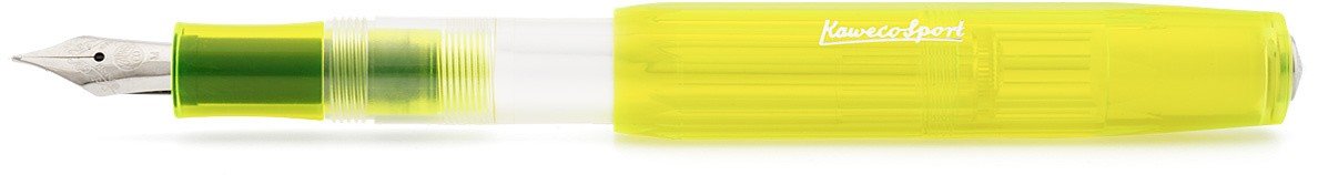 Ручка перьевая ICE Sport B 1.1мм жёлтый прозрачный корпус