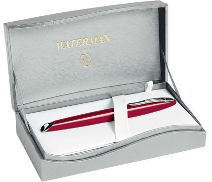 Перьевая ручка Waterman Carene, Glossy Red Lacquer ST Перьевая ручка Waterman Carene, Glossy Red Lacquer ST