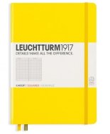 Записная книжка Leuchtturm A5 (в клетку), 251 стр., твердая обложка, лимонная