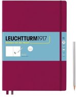 Скетчбук Leuchtturm Master А4+ 150г/м2, 112 стр., твердая обложка, винный