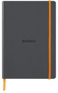 Записная книжка Rhodiarama в мягкой обложке, A5, точка, 90 г, Titanium темно-серый
