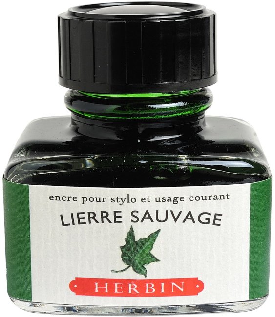 Чернила в банке Herbin, 30 мл, Lierre sauvage Зеленый Чернила в банке Herbin, 30 мл, Lierre sauvage Зеленый