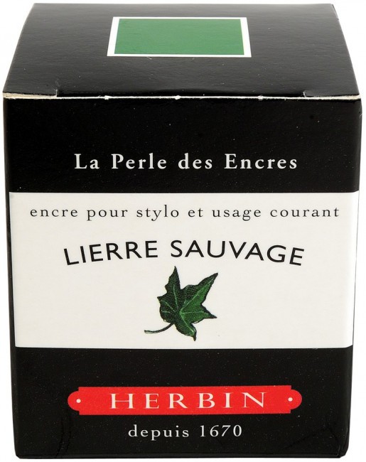 Чернила в банке Herbin, 30 мл, Lierre sauvage Зеленый Чернила в банке Herbin, 30 мл, Lierre sauvage Зеленый
