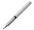 Перьевая ручка Graf von Faber-Castell Basic Metal, B, полированный хромированный металл
