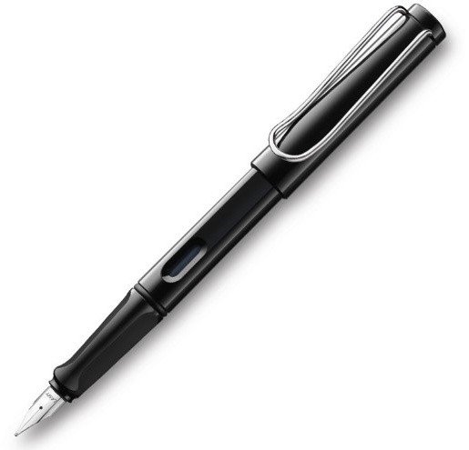 Комплект: Ручка перьевая Lamy Safari Черный, Записная книжка, мягкий переплет, А6, черный Комплект: Ручка перьевая Lamy Safari Черный, Записная книжка, мягкий переплет, А6, черный