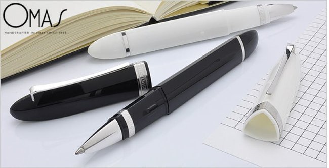 Ручка шариковая Omas 360 Mezzo Black Ручка шариковая Omas 360 Mezzo Black