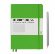 Записная книжка Leuchtturm A5 (в клетку), 251 стр., твердая обложка, насыщенно-зеленая