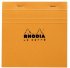 Блокнот Rhodia Basics 14,8х14,8, клетка, 80 г, оранжевый