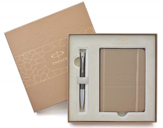 Подарочный набор Parker Urban Premium K204 Ebony Metal Chiselled (ручка шариковая, блокнот) Подарочный набор Parker Urban Premium K204 Ebony Metal Chiselled (ручка шариковая, блокнот)