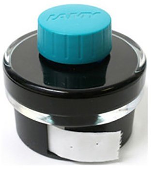 Чернила в банке Lamy T52, 50 мл, бирюзовый Чернила в банке Lamy T52, 50 мл, бирюзовый