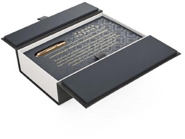 Перьевая ручка Parker Premier F567, Storm Grey GT