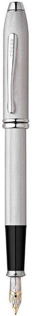 Перьевая ручка Cross Townsend SE, Brushed Platinum Plated