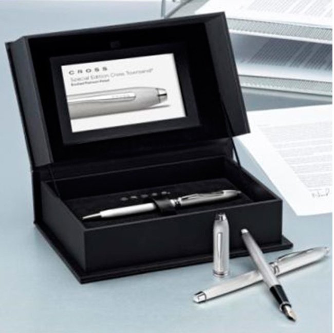 Перьевая ручка Cross Townsend SE, Brushed Platinum Plated