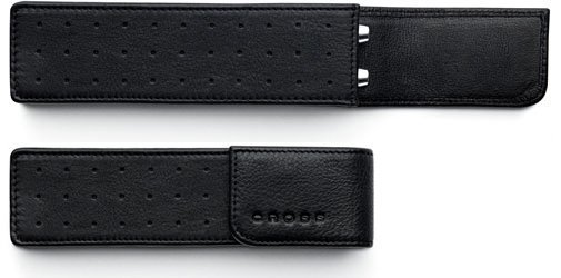 Кожаный футляр Cross для двух ручек, черный Кожаный футляр Cross для двух ручек, черный