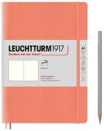 Записная книжка Leuchtturm А5 (нелинованная), 123 стр., мягкая обложка, персиковая
