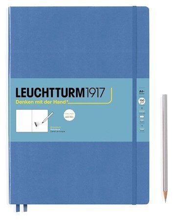 Скетчбук Leuchtturm Master А4+ 150г/м2, 112 стр., твердая обложка, деним Скетчбук Leuchtturm Master А4+ 150г/м2, 112 стр., твердая обложка, деним