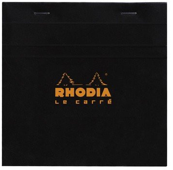 Блокнот Rhodia Basics 14,8х14,8, клетка, 80 г, черный Блокнот Rhodia Basics 14,8х14,8, клетка, 80 г, черный