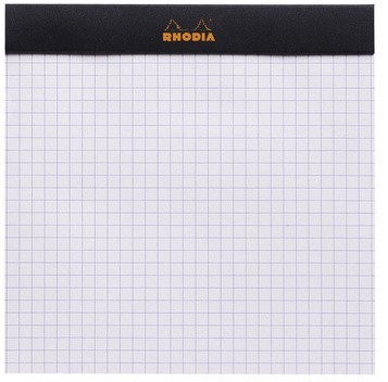 Блокнот Rhodia Basics 14,8х14,8, клетка, 80 г, черный Блокнот Rhodia Basics 14,8х14,8, клетка, 80 г, черный