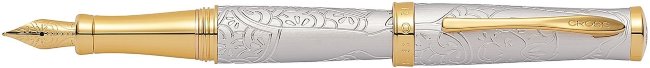 Перьевая ручка Cross Sauvage Year of the Monkey, Brushed Platinum Перьевая ручка Cross Sauvage Year of the Monkey, Brushed Platinum