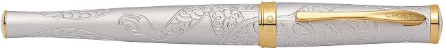 Перьевая ручка Cross Sauvage Year of the Monkey, Brushed Platinum Перьевая ручка Cross Sauvage Year of the Monkey, Brushed Platinum